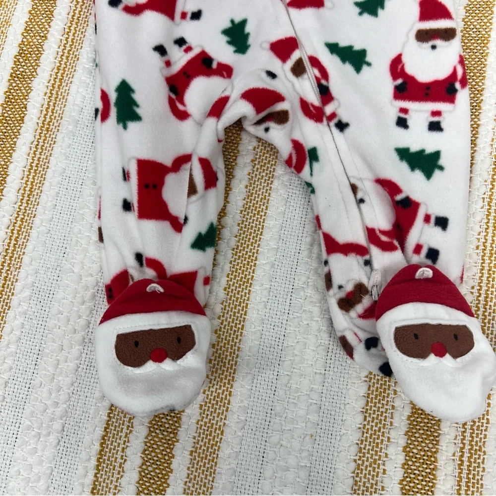 Carter's Pajamas Fleece My First Christmas and Baby‎ Girls' Penguin Pajamas 3M
